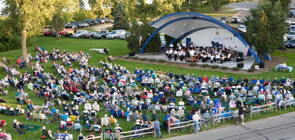 outdoor classical music concert