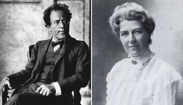 Gustav Mahler and Natalie Bauer-Lechner.