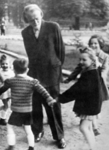 Zoltán Kodály with children