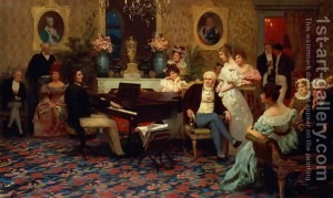 Chopin-Playing-The-Piano-In-Prince-Radziwills-Salon,-1887