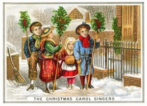 Christmas Carolers Card