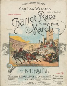 Cover of Edward Taylor Paull's Chariot Race or Ben Hur March