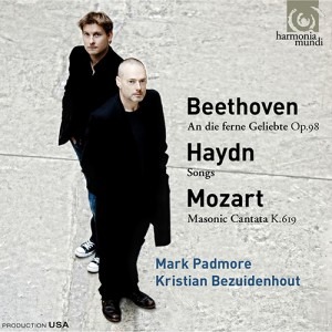 Mark Padmore and Kristian Bezuidenhout - Beethoven An die ferne Geliebte - Artwork