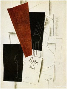 Georges Braque (1882-1963), Aria de Bach -1913