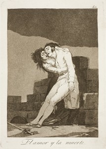 Goya: Capricho № 10: El amor y la muerte (Love and death)
