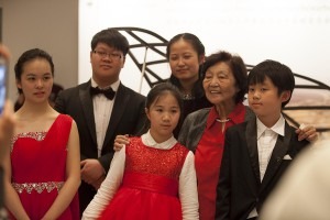 Five musicians and Ms. Zhou GuangrenCredit: Deutsche Botschaft Peking