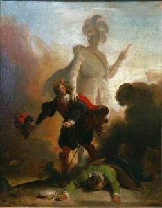 Fragonard: Don Juan and the statue of the Commander