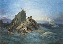 Les Oceanides (Les Naiades de la mer) by Gustave Doré (c. 1860)