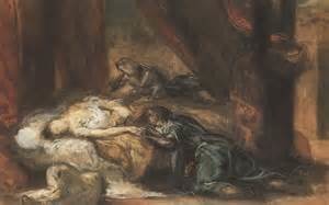 The Death of Desdemona by Eugène Delacroix