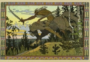 Koshchey the Deathless by Ivan Bilibin, 1901