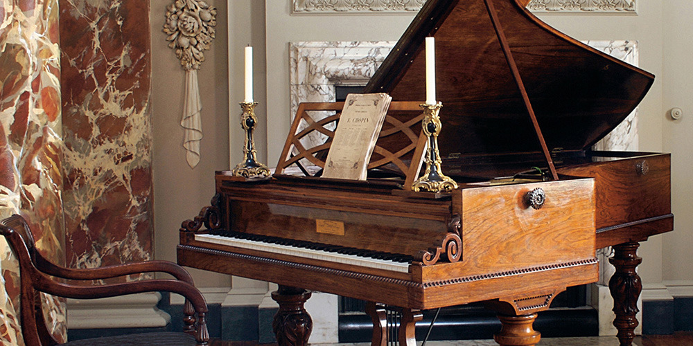 Chopin's 'own' grand piano at the Cobbe Collection