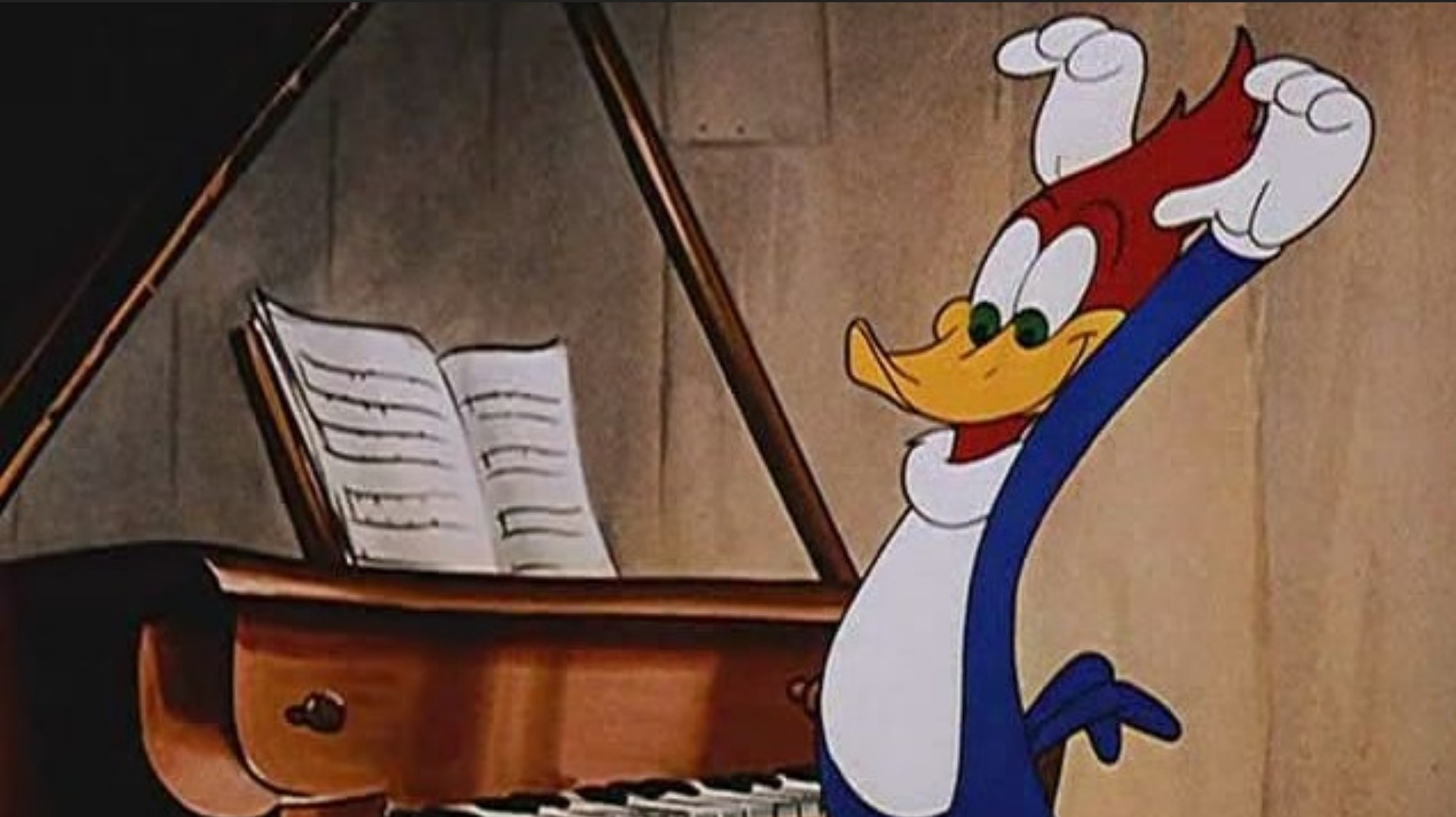 woody woodpecker cartoon piano 3