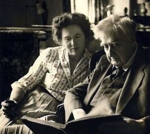 Ursula Vaughan Williams with Ralph Vaughan Williams 