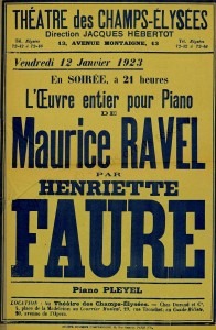 Poster from the 1923 Concert