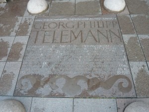 Telemann grave in Hamburg