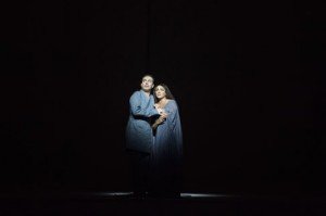 Aida 2017: Francesco Meli (Radamès), Anna Netrebko (Aida)© Salzburger Festspiele / Monika Rittershaus 