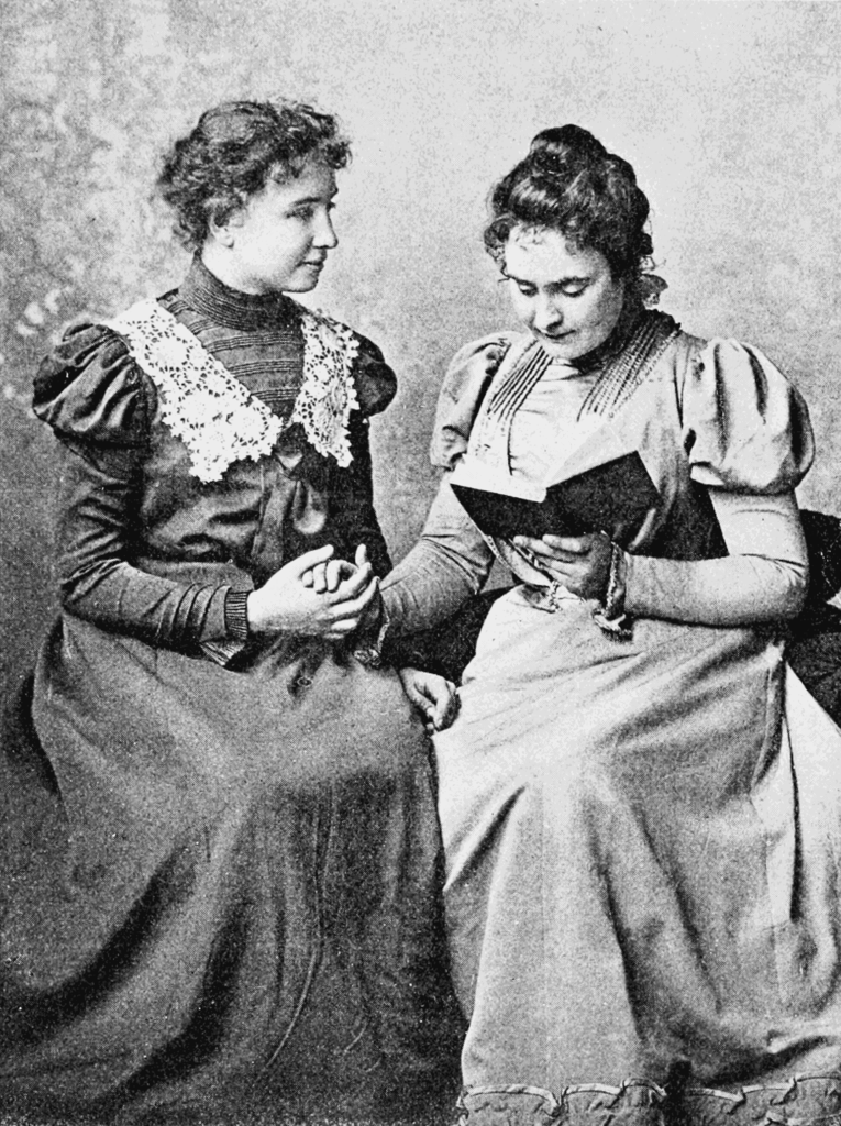 Helen Keller and Miss Anne Sullivan