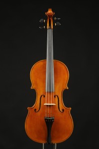 Lapo’s award-winning viola, front and back