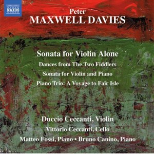 peter maxwell davies sonata for violin alone image