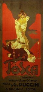  Adolfo Hohenstein: Poster for Tosca