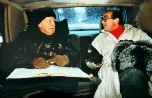 with Yehudi Menuhin - Moscow, november 1987Credit: brunomonsaingeon.com