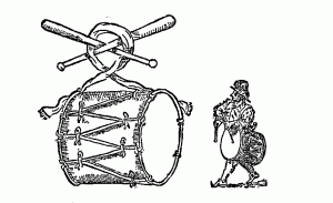 Drummer and drum 