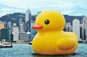 Rubber Duck in Hong Kong 