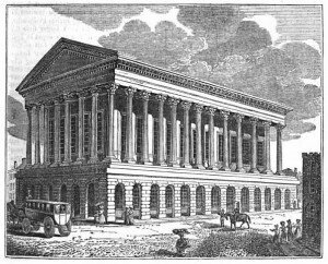 Birmingham Town Hall in 1834 