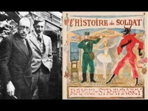 Stravinsky, composer of L'Histoire du Soldat and Ramuz 