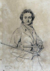  Niccolò Paganini by Ingres