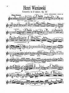 Wieniawski Violin Concerto No. 2 op. 22