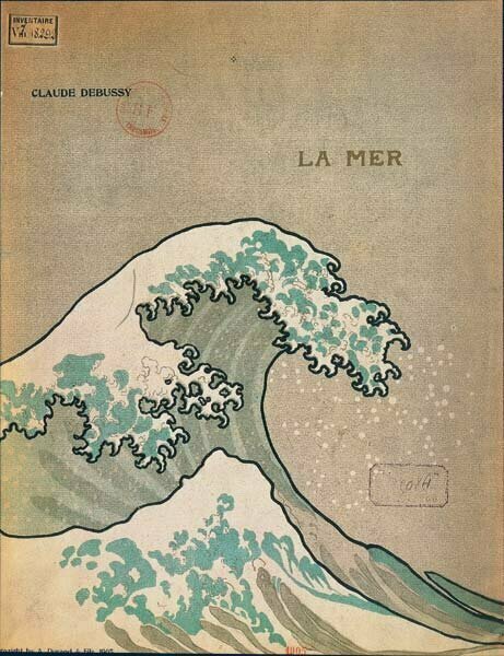 Music score cover of Claude Debussy's La Mer