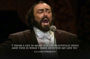 Pavarotti quote