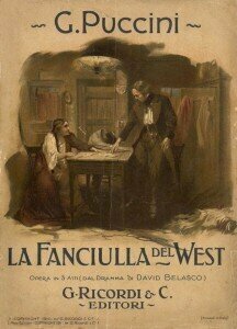 Score Cover to La Fanciulla del West