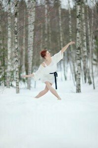 Dancing in the snow 