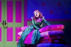 Olivia Cranwell as the Princess in Victorian Opera’s production of The Princess and the Pea 