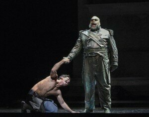 The Commendatore lays fatal hands on Don Giovanni (Dallas Opera, 2018) 