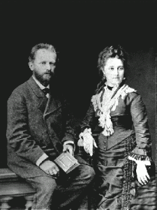Tchaikovsky and Antonia, year 1877 