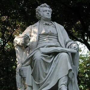 Franz Schubert statue at the Stadtpark, Vienna