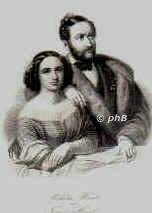 Ratti: Fanny and Wilhelm Hensel (ca 1850) 