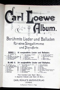 Carl-Loewe Ballad and Song Collection