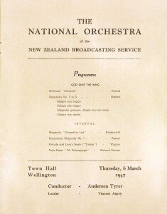 Concert programme