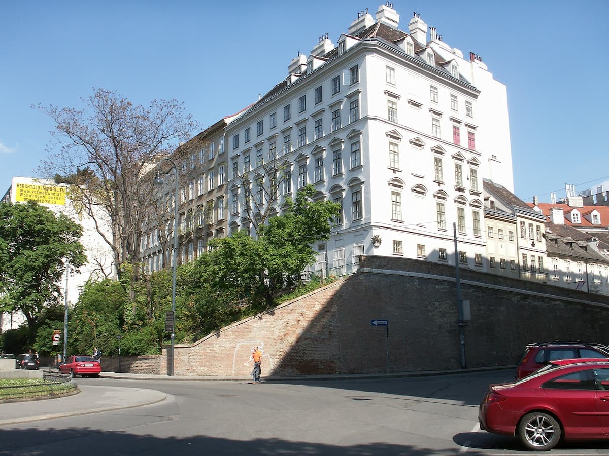 The Pasqualati House in central Vienna, seen from the southeast