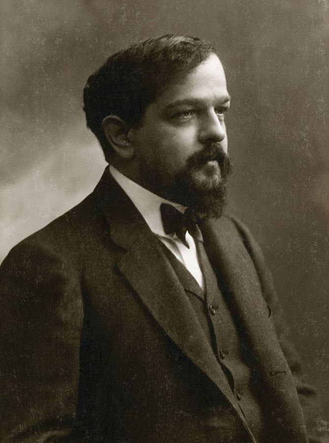 Photo of composer Claude Debussy by Félix Nadar (1908)