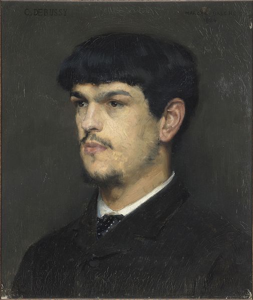Portrait of Claude Debussy by Marcel Baschet, 1884