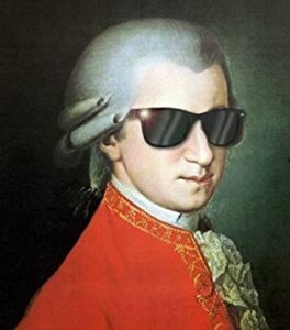 Mozart was A sharp minor