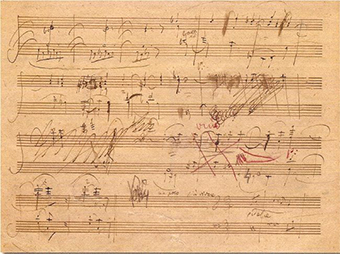 Facsimile of the autograph and first edition of Beethoven's Diabelli Variations Op. 120