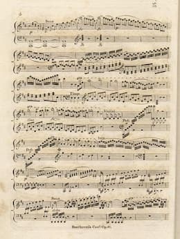 Beethoven's Violin Concerto in D Major, published by Clementi