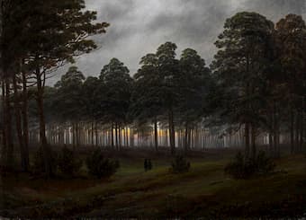 The Evening by by Caspar David Friedrich