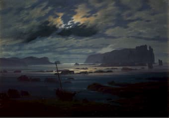 Northern Sea in the Moonlight by Caspar David Friedrich